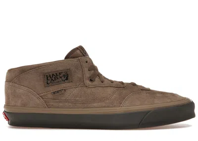 Pre-owned Vans Men's  Vault Og Half Cab Lx Wtaps Sneakers In Coyote Brown/black In Multi