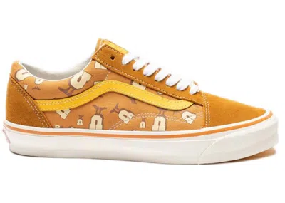 Pre-owned Vans Men's  Vault Og Old Skool Lx Undefeated Uman Sneakers In Buckthorn Brown/marshmallow
