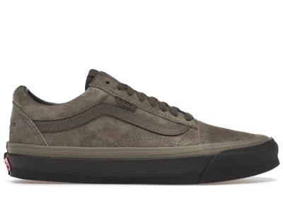 Pre-owned Vans Men's  Vault Og Old Skool Lx Wtaps Sneakers In Coyote Brown/black In Multi