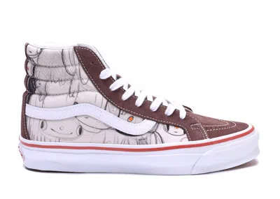 Pre-owned Vans Men's  Vault Og Sk8hi Lx Javier Calleja Sneakers In Potting Soil/true White