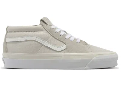 Pre-owned Vans Men's  Vault Og Sk8mid Lx Sneakers In Blanc De Blancs/vintage White