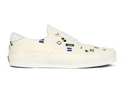 Pre-owned Vans Men's  Vault Og Style 45 Lx Maritime Flags Sneakers In Classic White/signal Flag In Multi