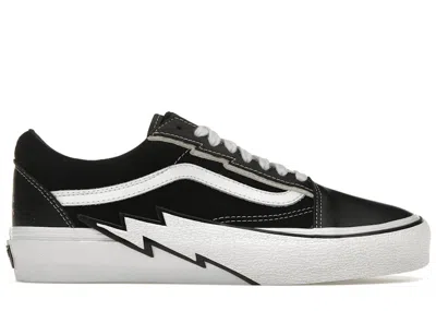 Pre-owned Vans Men's  Vault Old Skool Bolt Lx Mastermind World Sneakers In Black/white