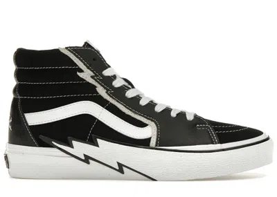 Pre-owned Vans Men's  Vault Sk8 Hi Bolt Lx Mastermind World Sneakers In Black/white