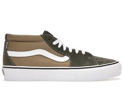 Pre-owned Vans Men's  Vault Sk8mid Lx Jjjjound Sneakers In Green/white