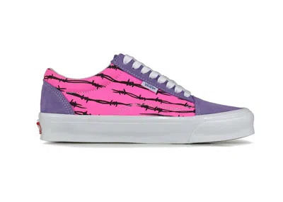 Pre-owned Vans Men's  Vault Ua Old Skool Ns Og Lx Pink Sneakers In Barbed Wire/chalk Violet/sugar Plum