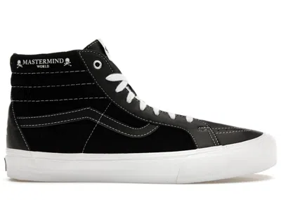 Pre-owned Vans Men's  Vault Ua Sk8 Hi Reissue Lx Mastermind World Sneakers In Black/white In Multi