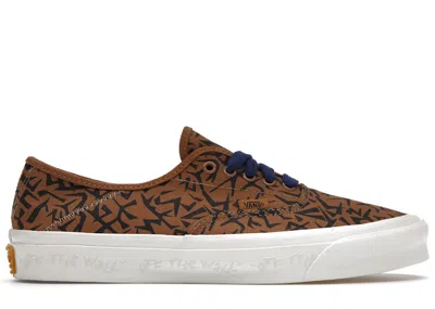 Pre-owned Vans Men's  Vault Ua Style 43 Lx Taka Hayashi Sneakers In Geo Camo/chipmunk