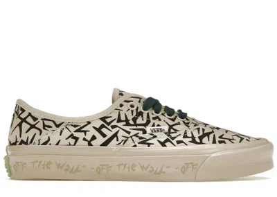 Pre-owned Vans Men's  Vault Ua Style 43 Lx Taka Hayashi White Sneakers In Geo Camo/white Cap Grey