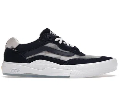 Pre-owned Vans Men's  Wayvee Dime Sneakers In Evening Blue/white/grey In Multi