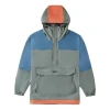 Vans Men's  Work Weird Colorblock Casual Sports Jacket Olive Green In Blue