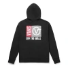 Vans Mens Sweater Hooded Side Zipper Black