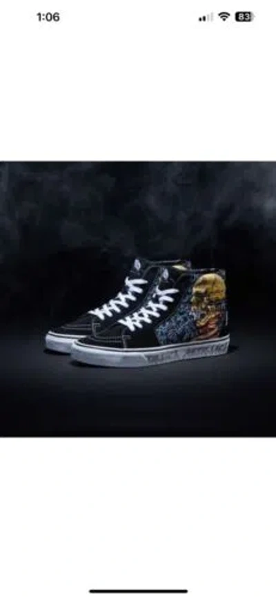 Pre-owned Vans Metallica Sad But True Sk8 Hi Men's Shoes Size 10.5 Sold Out Anniversary In Black