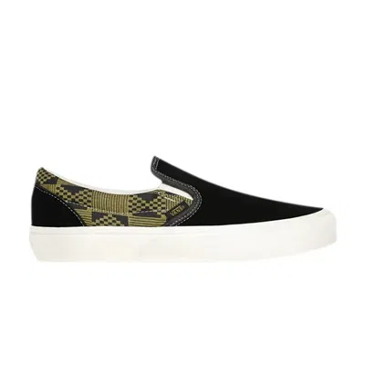 Pre-owned Vans Michael February X Classic Slip-on Sf ' African Artwork' In Black