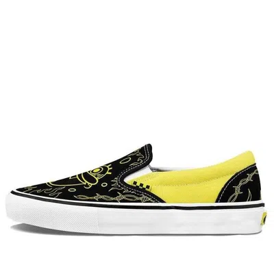 Vans Mike Gigliotti X Spongebob Squarepants X Skate Slip-on 'black Yellow' In Multi