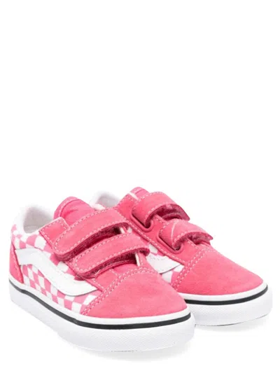 Vans Mini Classic Flame Sneakers For Boys In Multicolour