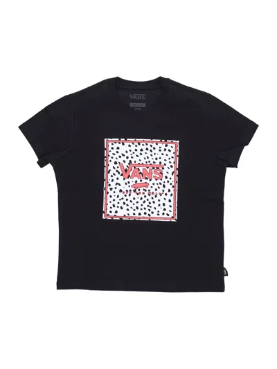 Vans Mini Dalmation Border Logo T-shirt In Black
