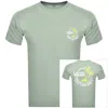 Vans Mini Dual Palm T Shirt Green In Green