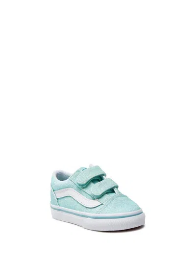 Vans Mini Glitter Sneakers For Kids In Baby Blue