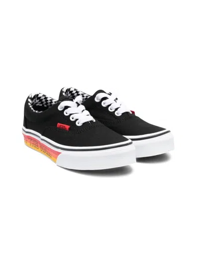 Vans Mini Unisex Sneakers For Kids In Black