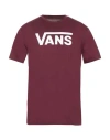 Vans Purple Cotton T-shirt In Purple