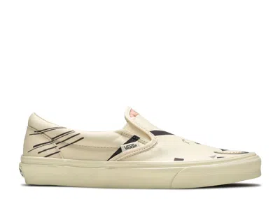 Vans Moma X  Classic Slip-on 'vasily Kandinsky's Orange' In White