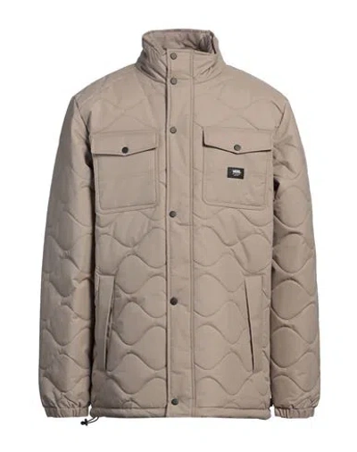 Vans Mte Man Puffer Taupe Size Xl Nylon