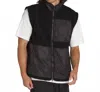 Vans Mte Navigate Highpile Jacket In Black In Black