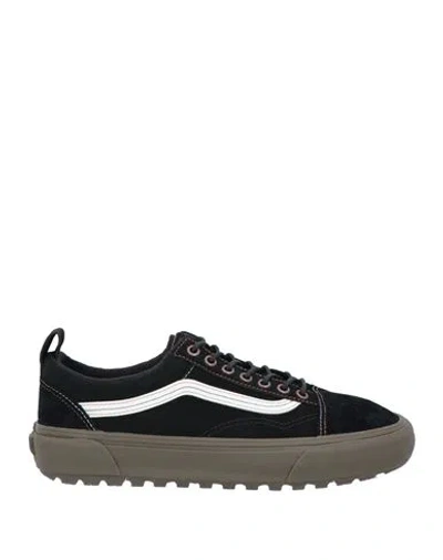 Vans Mte Woman Sneakers Black Size 8 Soft Leather