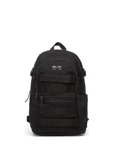 Vans Multi-pocket Webbing-strap Backpack In Black