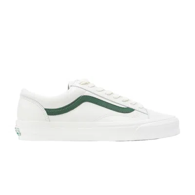 Pre-owned Vans Museum Of Peace And Quiet X Og Style 36 Lx 'white Green'