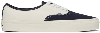 Vans Navy & White Premium Authentic 44 Sneakers In Lx Baritone Blue