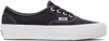 Vans Navy Lx Authentic 44 Sneakers In Pig Suede Nine Iron