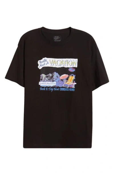 Vans Need A Vacation Graphic T-shirt In Black