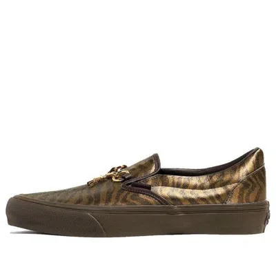 Vans Needles X Vault Classic Slip-on V 'animal Print - Brown'