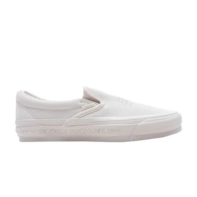 Pre-owned Vans Neighborhood X Classic Slip-on 98 'white' | Men's Size 8