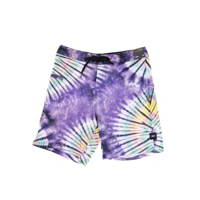 Vans New Age Men's Bermuda Shorts Boardshort Purple Tie Dye In Multi