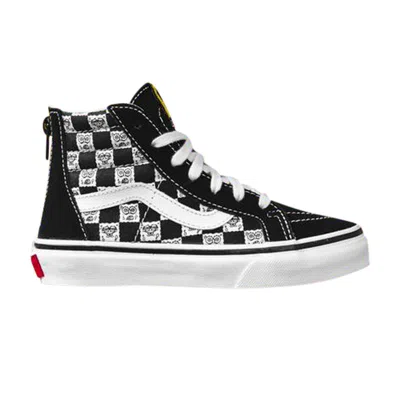Pre-owned Vans Nickelodeon X  Og Sk8-hi Zip Lx Kids 'spongebob' | Black | Kid's Size 3.5