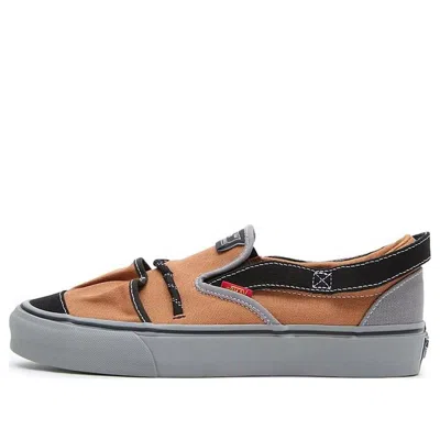 Vans Nicole Mclaughlin X Slip-on Vp Vr3 Lx 'gardening Tote - Brown' In Orange