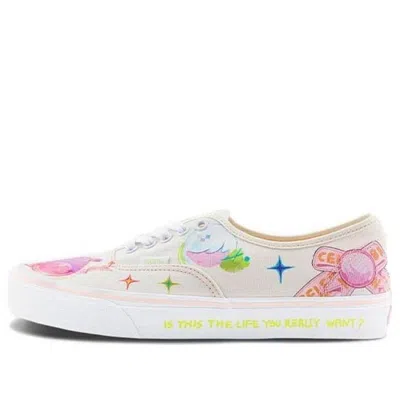 Vans Nuttsh X Authentic Otw Art Collection 'marshmallow' In White