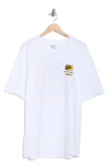 Vans Nyc Stacked Logo Graphic T-shirt In White