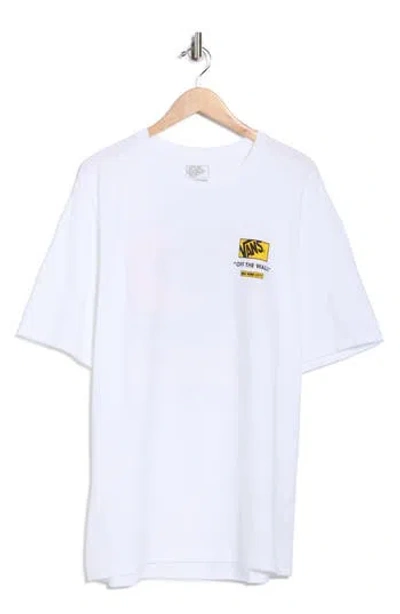 Vans Nyc Stacked Logo Graphic T-shirt In White