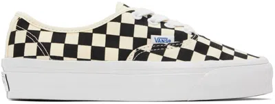 Vans Off-white & Black Authentic Reissue 44 Lx Sneakers In Lx Checkerboard Blac