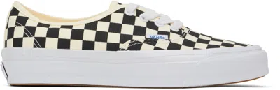 VANS OFF-WHITE & BLACK AUTHENTIC REISSUE 44 SNEAKERS