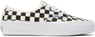 Vans Off-white & Black Lx Authentic Reissue 44 Sneakers In Lx Checkerboard Blac