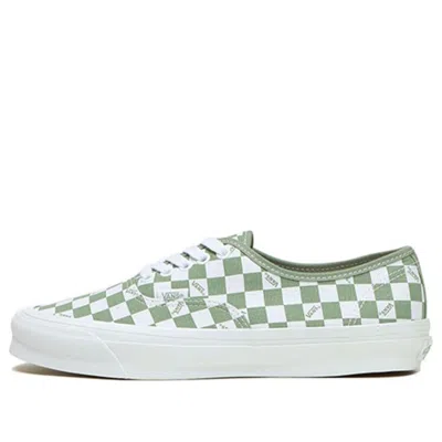 Vans Og Authentic Lx 'checkerboard - Loden' In Green