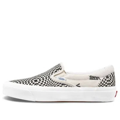 Vans Og Classic Slip-on Lx 'optical Checkerboard - Black Marshmallow' In Multi