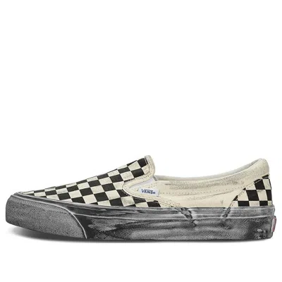 Vans Og Classic Slip-on Lx 'stressed - Black Checkerboard'