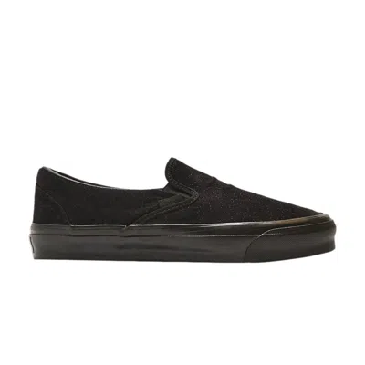 Pre-owned Vans Og Classic Slip-on Lx 'velvet Emboidery - Leopard Black'