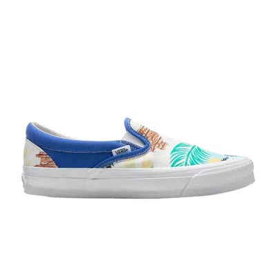 Pre-owned Vans Og Classic Slip-on 'spring Brick' In Blue